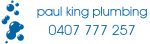 Paul King Plumbing logo